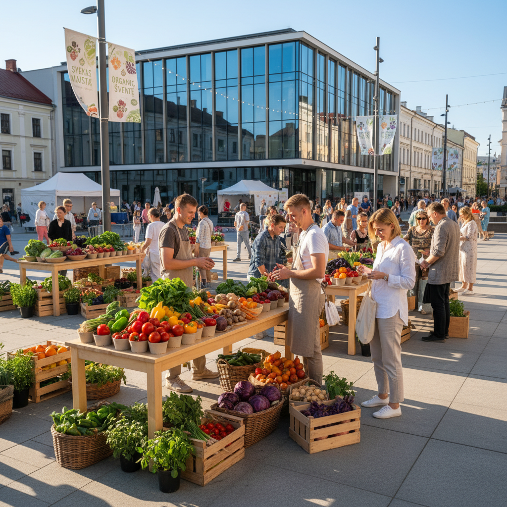 Sveiki ekologiški produktai vietinėje šventėje